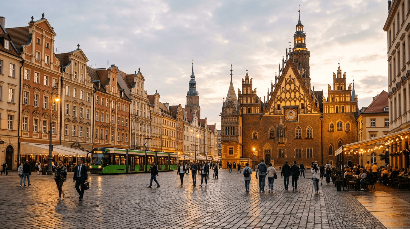 Wroclaw, Poland — one of the country's leading IT hubs and where Sprinx is based
