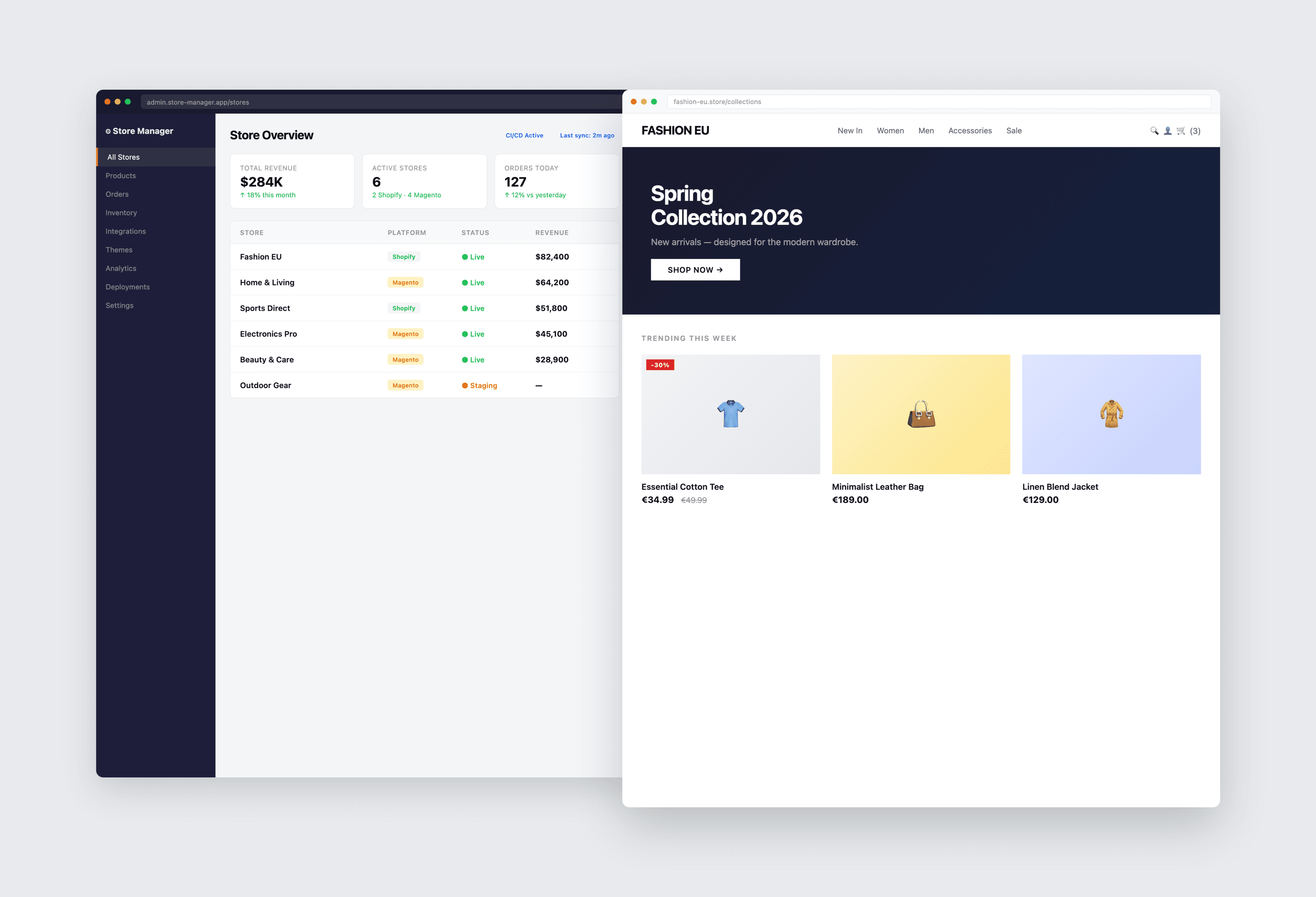 Multi-Platform E-Commerce